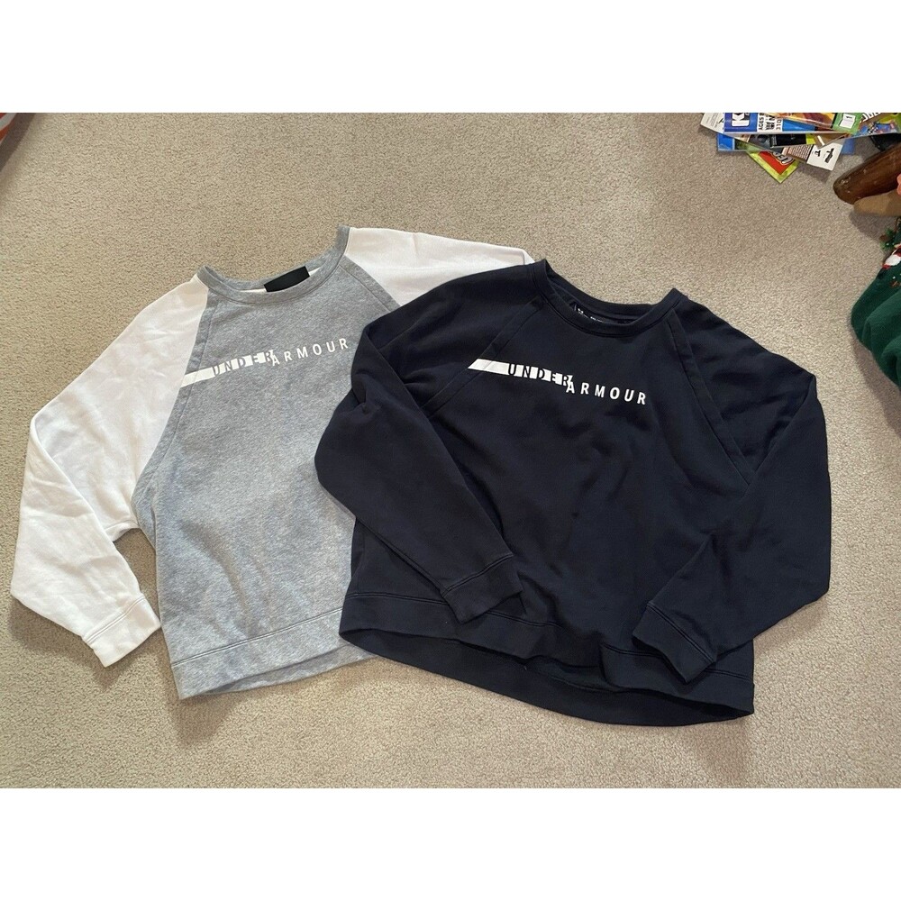 Under Armour Women’s Crewneck Sweatshirt Set Lot of 2 Size 2XL